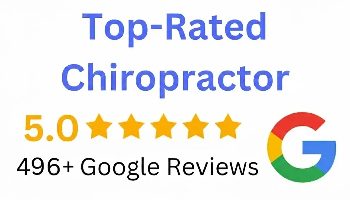 Top-rated chiropractor in Jacksonville, FL: 5.0 stars, 496+ Google reviews